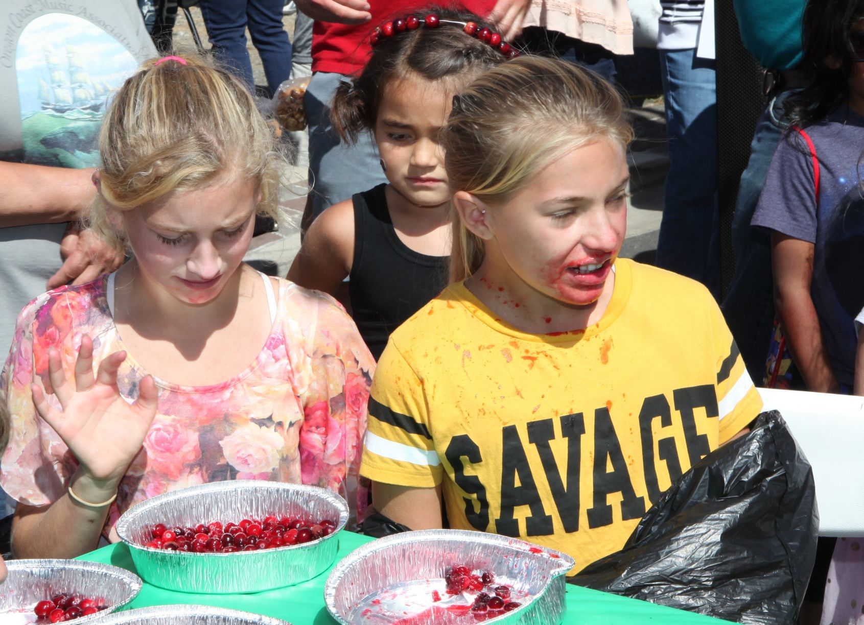 Cranberry Eating Contest